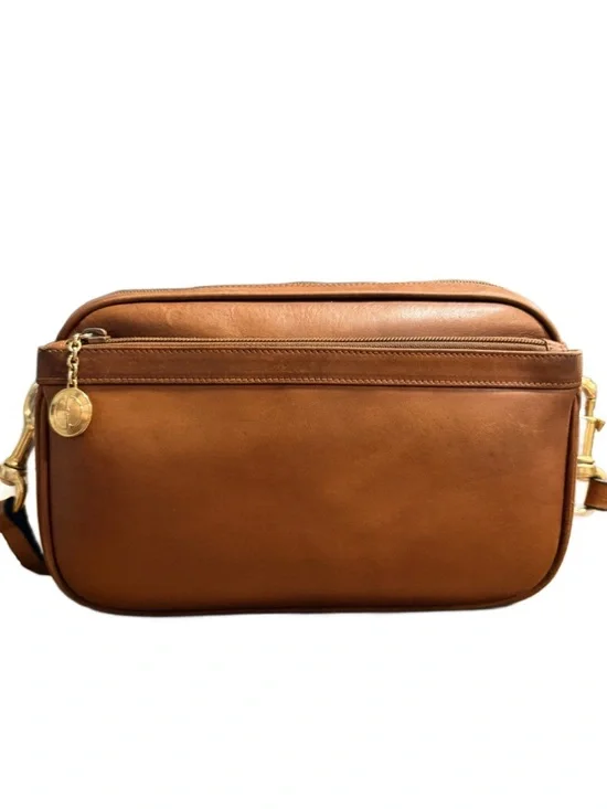 Gucci Leather Crossbody Bag with Sherry Web and Leather Strap - Picture 2 of 16